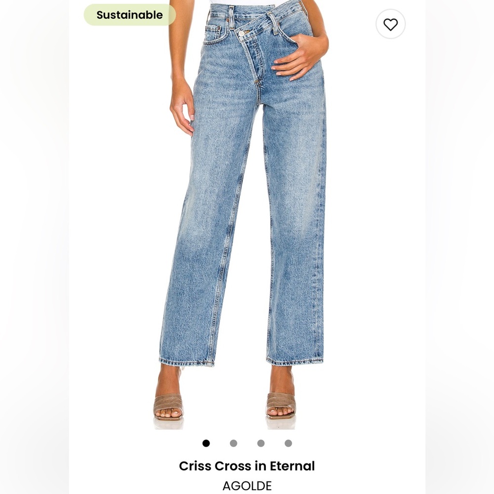 Agolde Criss Cross Jeans 27 in Eternal